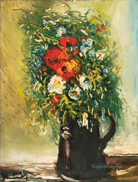  Vlaminck Oil Painting - BOUQUET CHAMPETRE Maurice de Vlaminck flowers impressionism